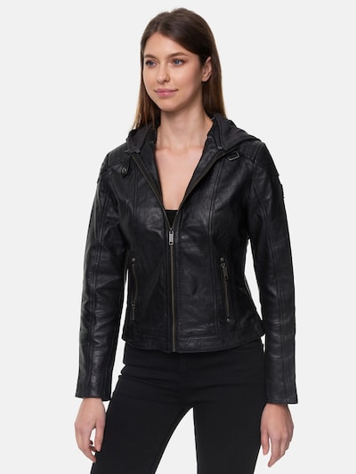 Tazzio Übergangsjacke 'F503'‌‌‌‌‌‌‌‌ in XS in schwarz, Produktansicht