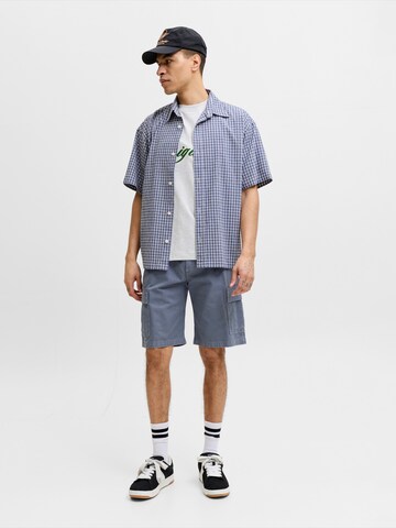 JACK & JONES - regular Pantalón cargo 'JPSTCOLE HUDSON' en gris