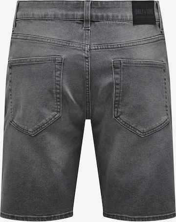 Only & Sons Regular Jeans 'WEFT' i grå