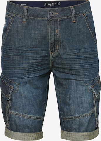 KOROSHI Slimfit Shorts in Blau: predná strana