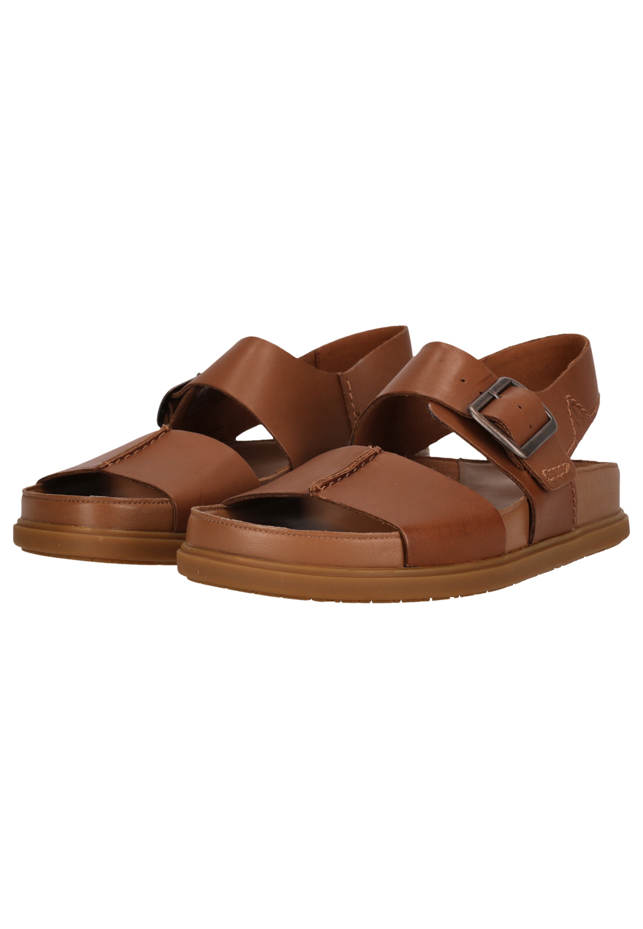 CLARKS Sandalen 'Torford Strap' in Bruin