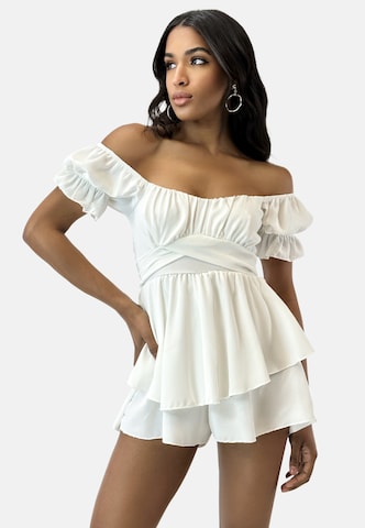 Elara Jumpsuit in Weiß