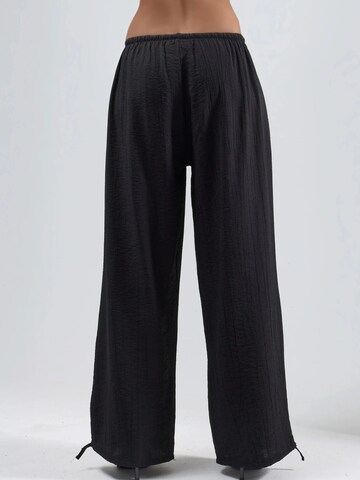 Loosefit Pantalon Busem en noir