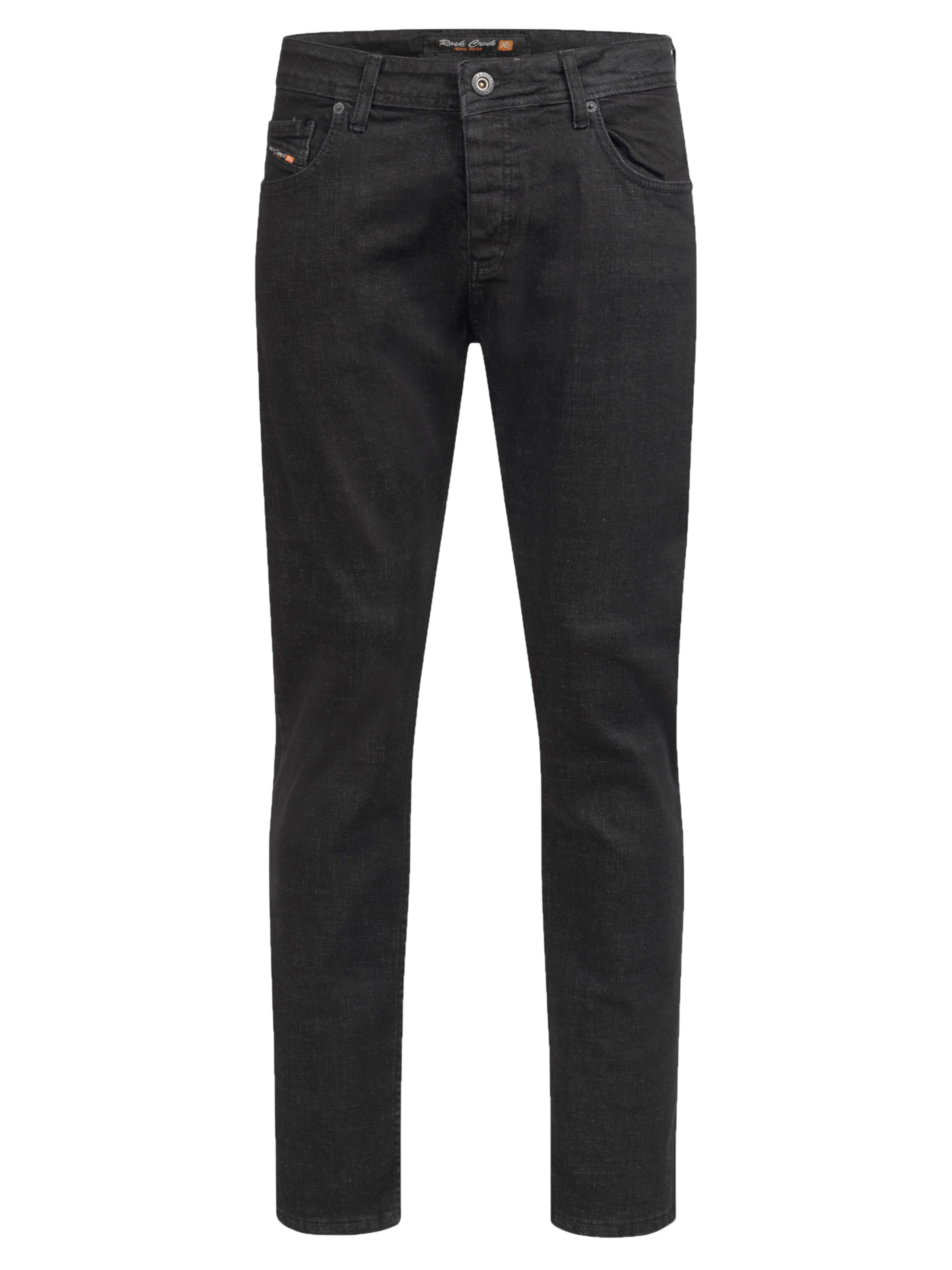 Rock Creek Regular Jeans in Schwarz: Vorderseite
