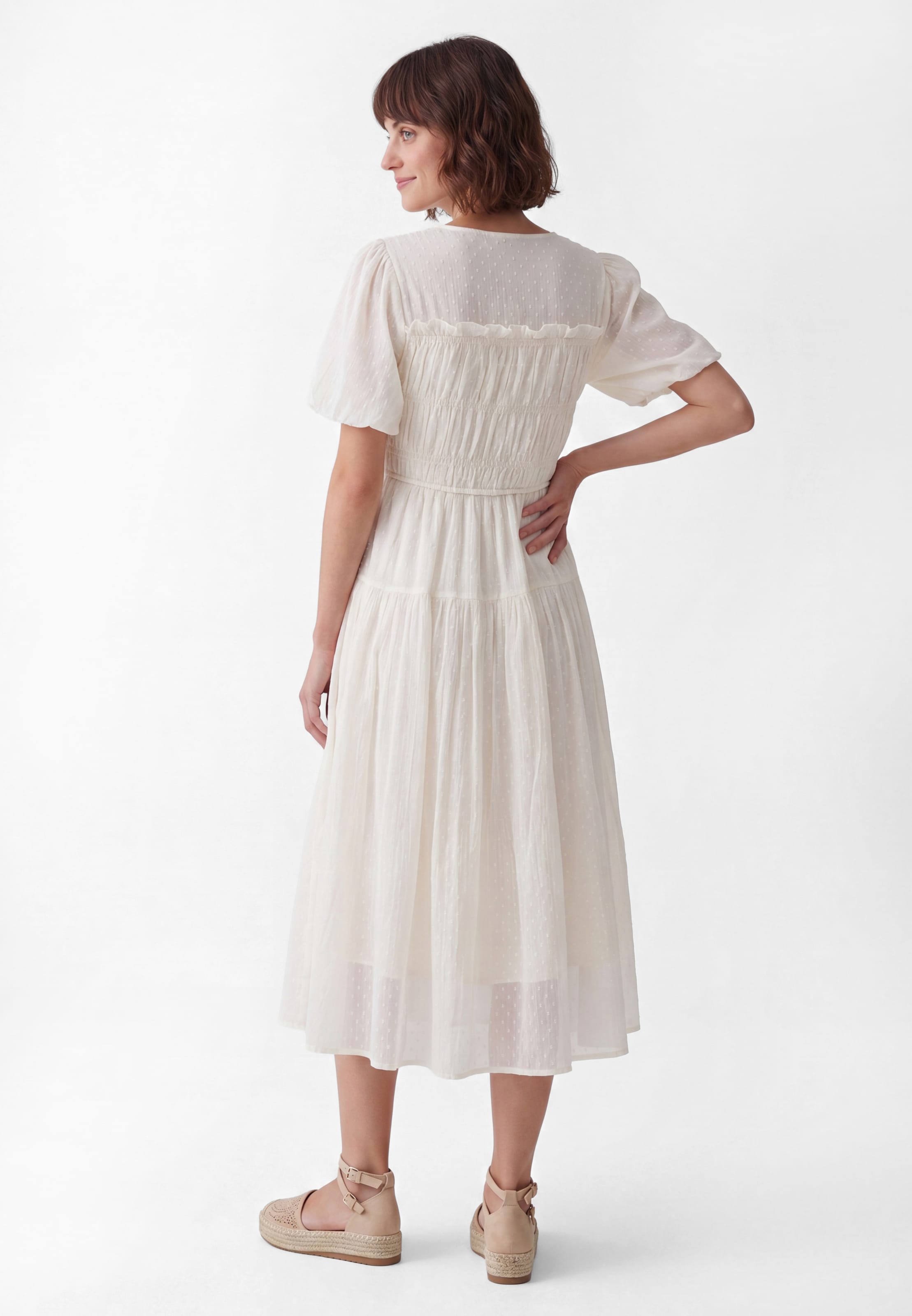 Robe Usha en beige