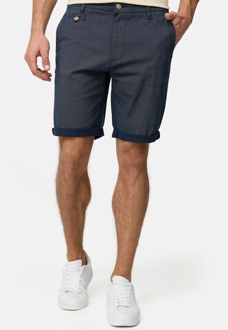 INDICODE JEANS Regular Pants 'Cuba' in Blue: front