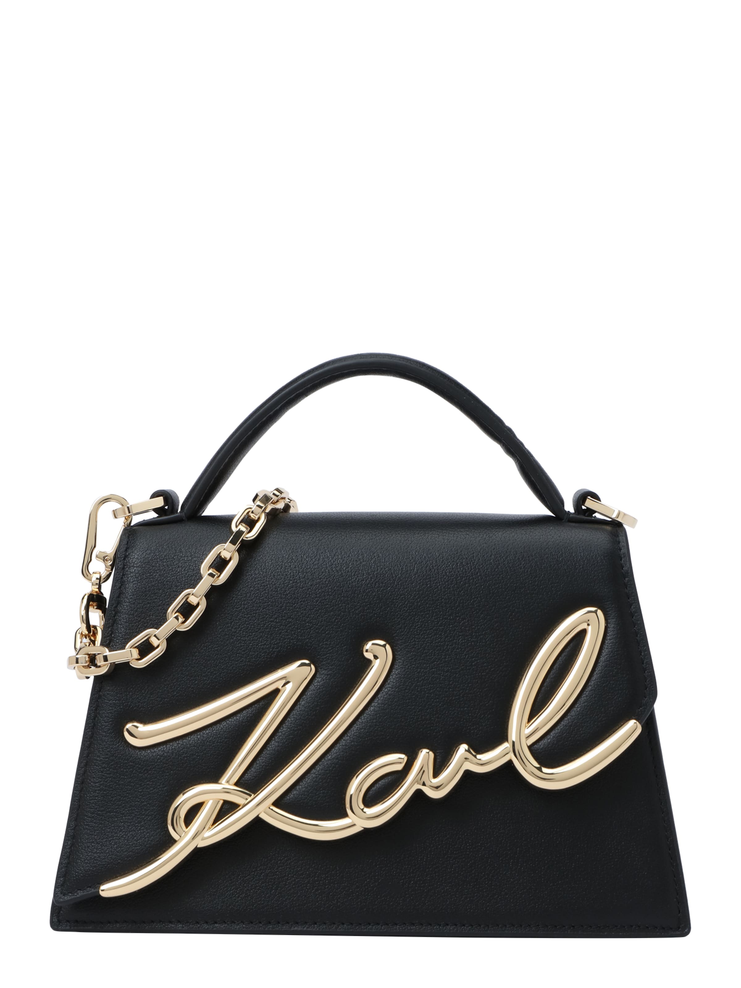 Karl Lagerfeld Käekott, värv must: eest vaates