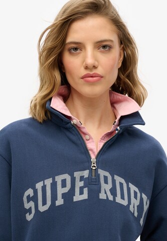 Sweat-shirt 'Athletic Essentials' Superdry en gris