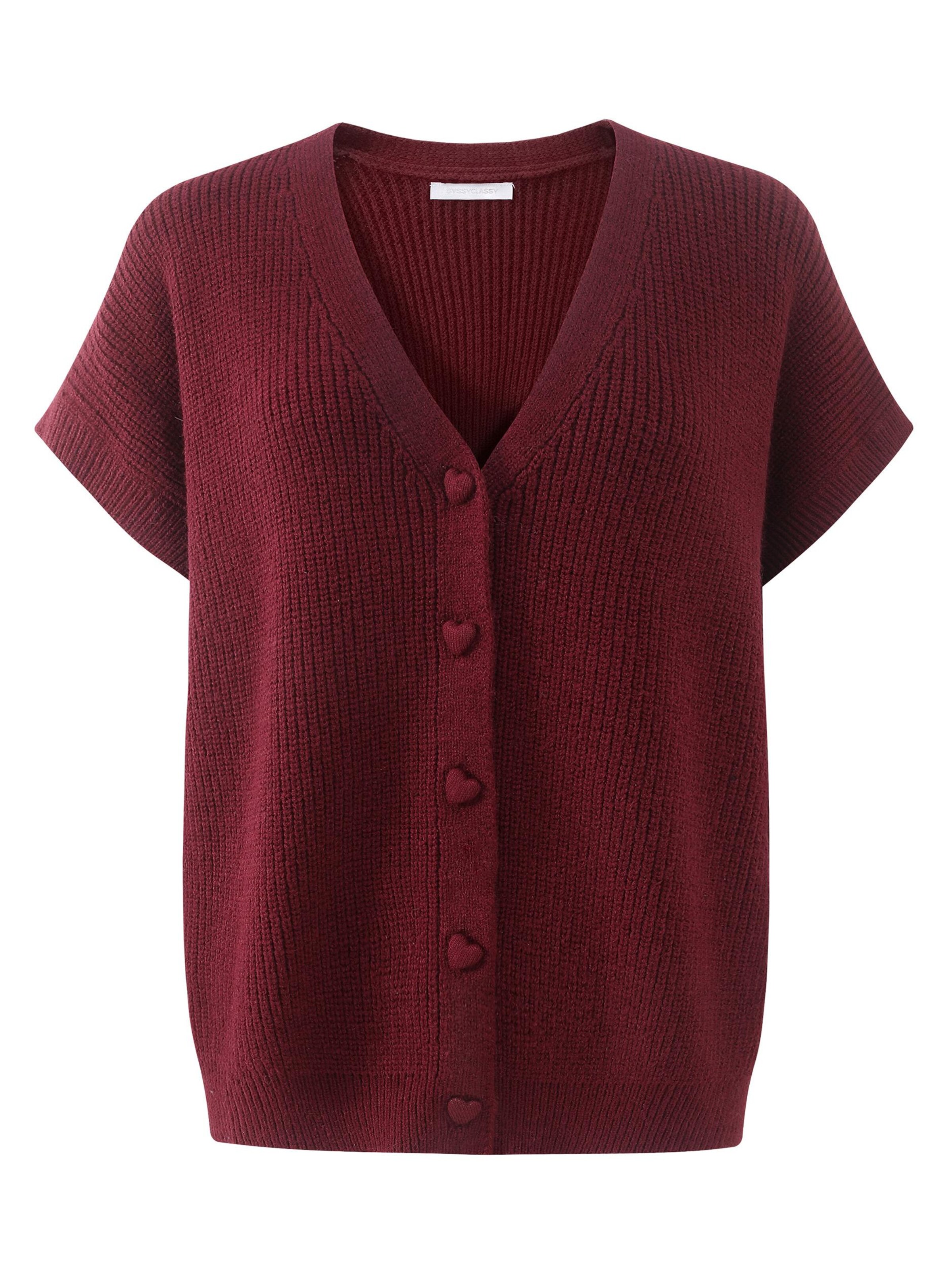 SASSYCLASSY Weste‌‌ in Rot: Vorderseite