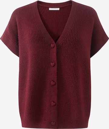 SASSYCLASSY Weste in Rot: Vorderseite