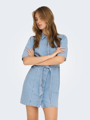 ONLY Blusekjole 'ONLVIBBE' i blå: forside