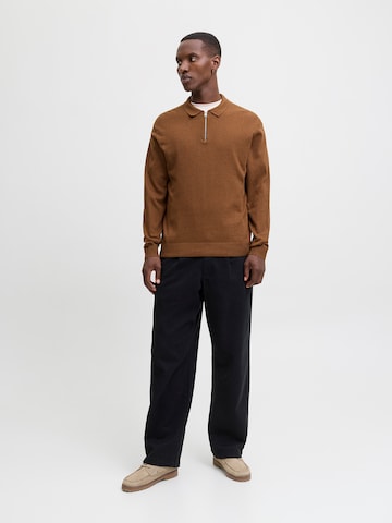 Pull-over 'JJEEMIL' JACK & JONES en marron