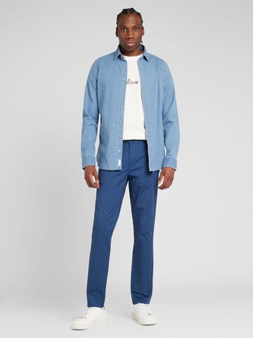 Dockers Скинни Брюки-чинос в Синий