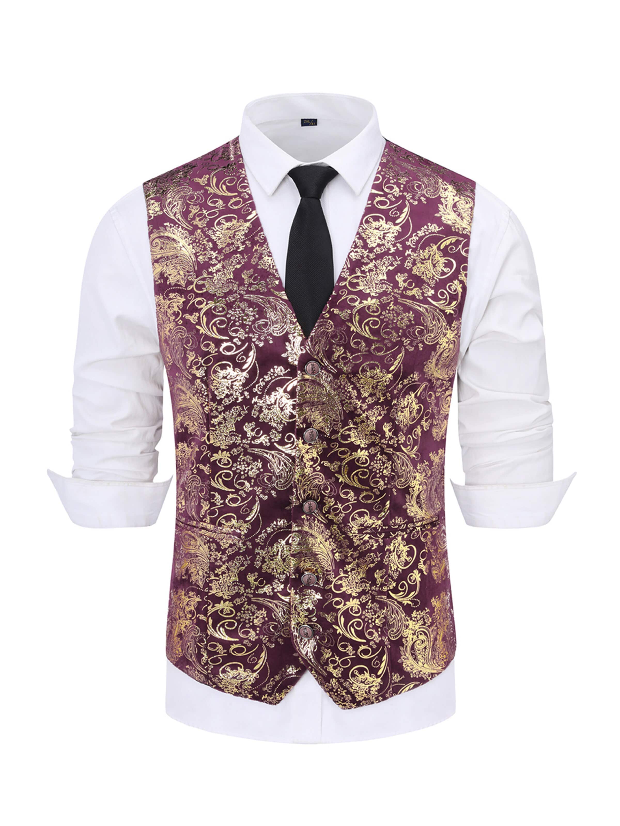 YOUTHUP Vest in Purple: front