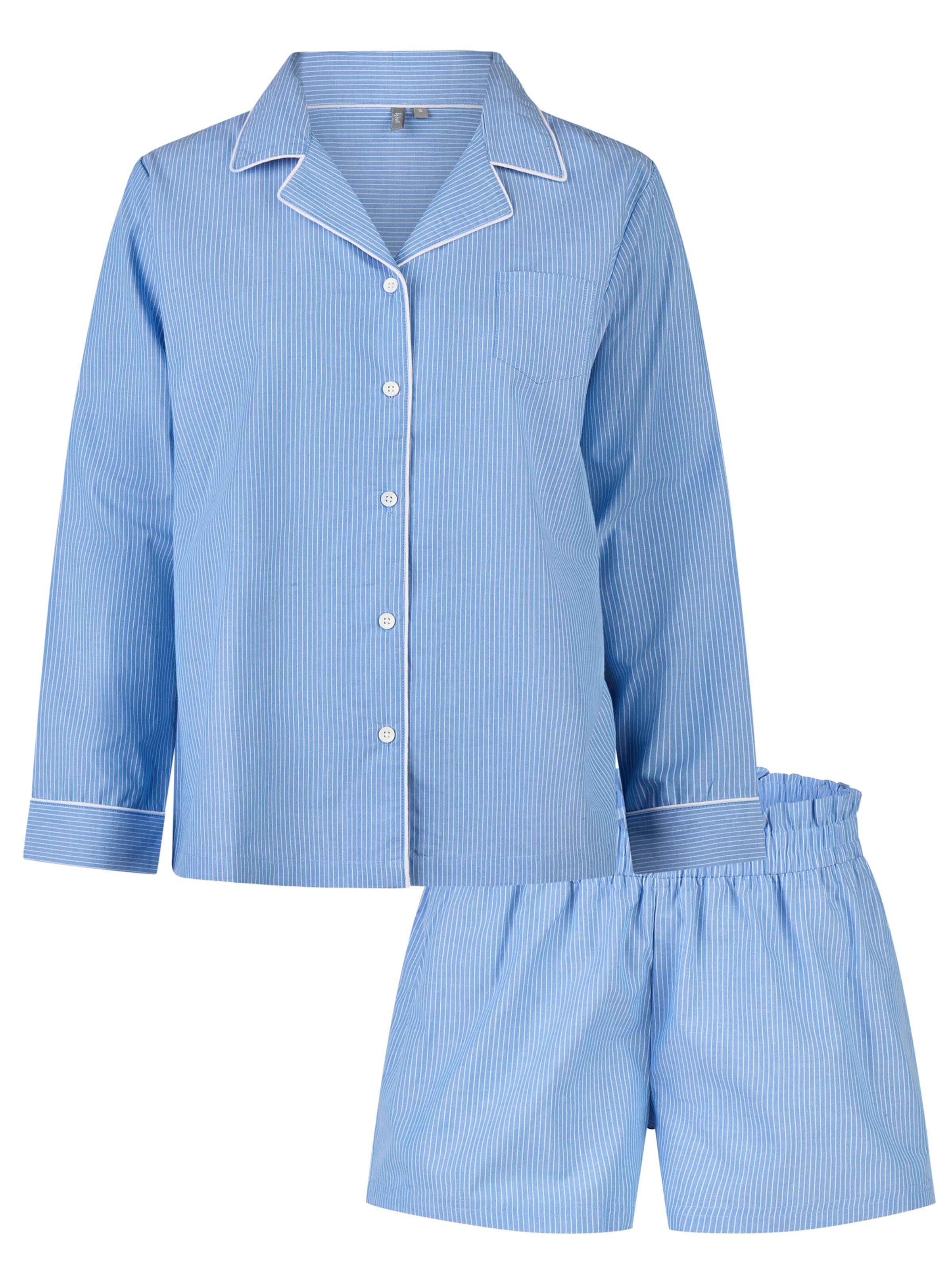 By Louise Pyjama in Blauw: voorkant