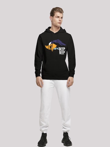 F4NT4STIC Sweatshirt 'Looney Tunes Road Runner Beep Beep' in Black