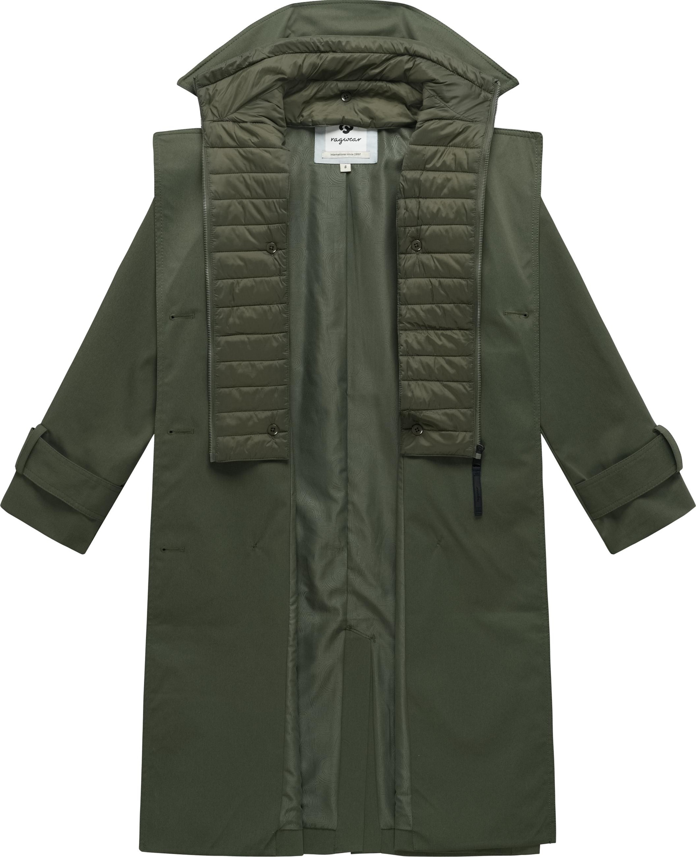Cappotto funzionale di Ragwear in verde
