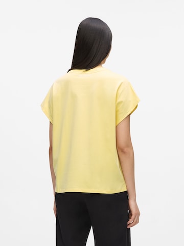 Karl Lagerfeld - Camiseta 'Ikon Choupette' en amarillo
