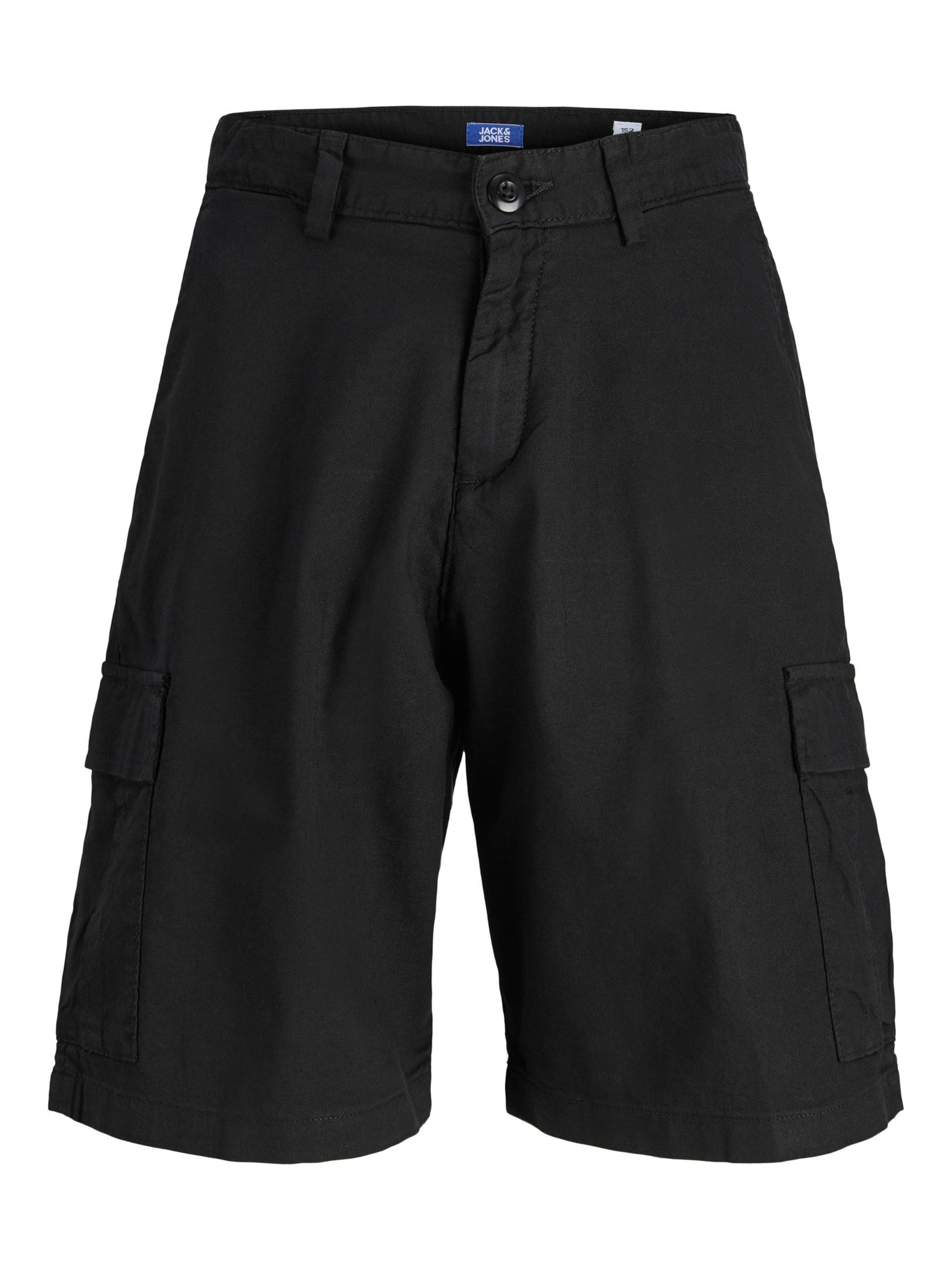 Jack & Jones Junior Loose fit Pants in Black: front