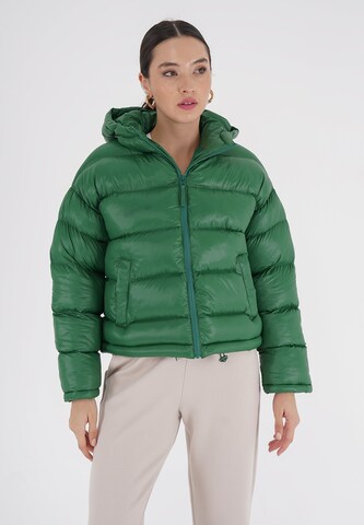 FRESHLIONS Between-Season Jacket 'Tara' in Green: front