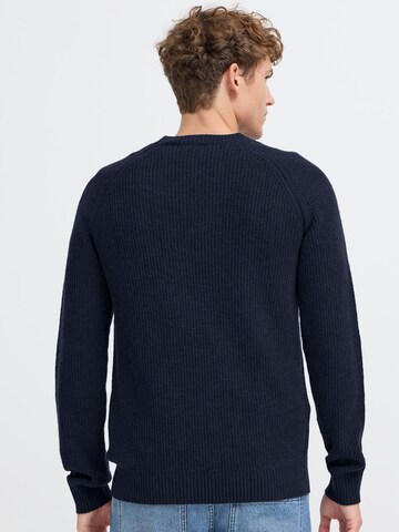 Kronstadt Sweater ' KSDoors O-neck ' in Blue