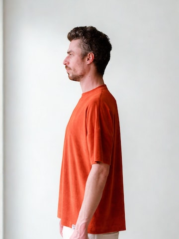 Seek 'n Hide Shirt 'Oversized Towel Tee' in Orange