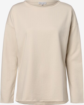 Marie Lund Sweatshirt ' ' in Beige: voorkant