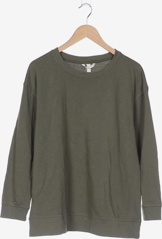 H&M Sweatshirt & Zip-Up Hoodie in L in Green: front