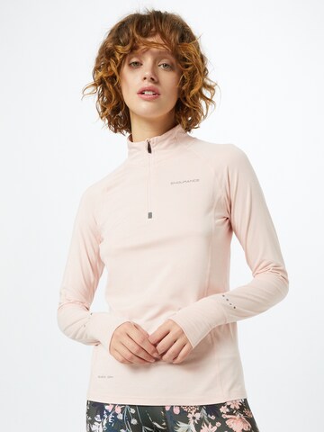 ENDURANCE Functioneel shirt 'Canna V2' in Roze: voorkant