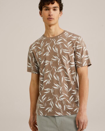T-Shirt WE Fashion en marron : devant
