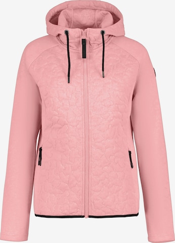ICEPEAK Athletic Fleece Jacket 'Amberg' in Pink: front