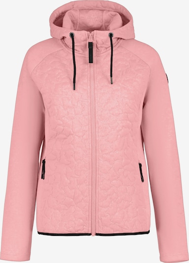 ICEPEAK Athletic Fleece Jacket 'Amberg' in Pastel pink / Black, Item view