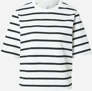 T-shirt 'ONLSOPH' ONLY en blanc : devant