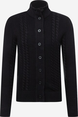 JACK & JONES Strickjacke 'TED' in Schwarz: predná strana