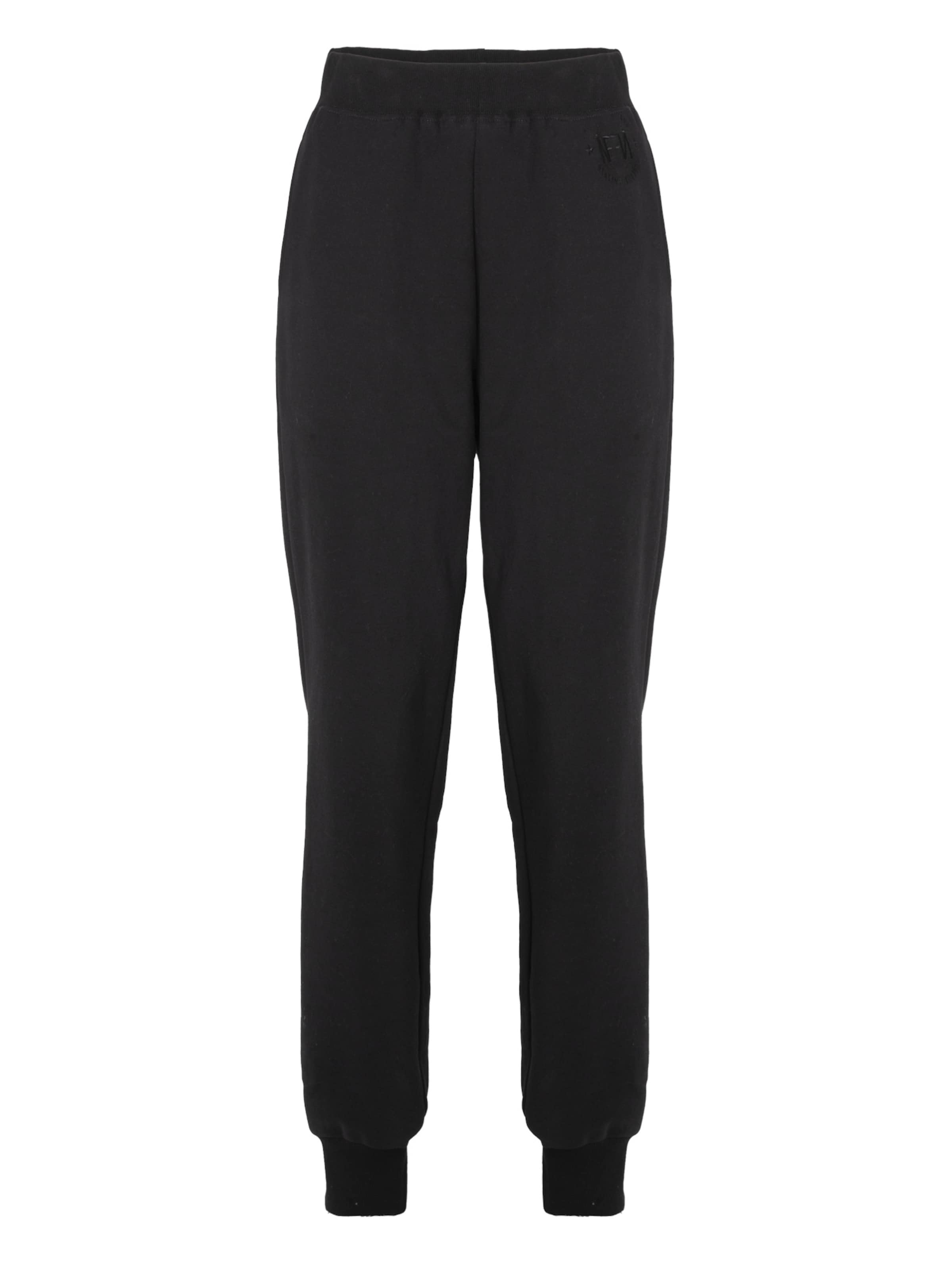 Influencer Tapered Trousers in Black: front