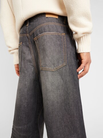 Wide leg Jeans 'Astro' di WEEKDAY in nero