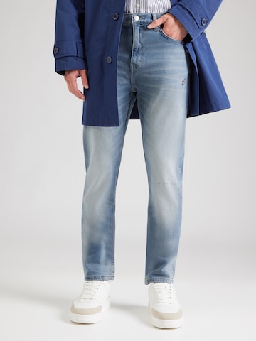 HUGO regular Τζιν '708' σε μπλε: μπροστά