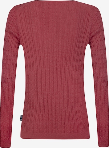 DENIM CULTURE Sweter 'Verla' w kolorze różowy