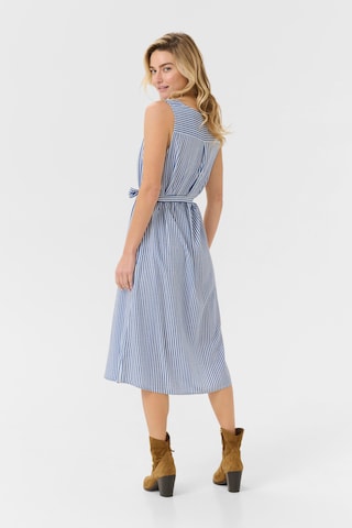 Cream Jurk 'Tiah' in Blauw