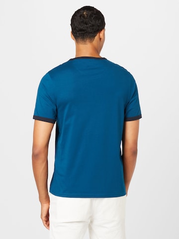 FARAH Тениска 'Groves Ringer' в синьо