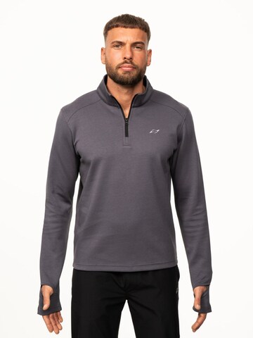 saved lab Funktionsshirt 'SL-161 Quarter Zip Anthracite'‌‌‌‌‌‌ in Grau