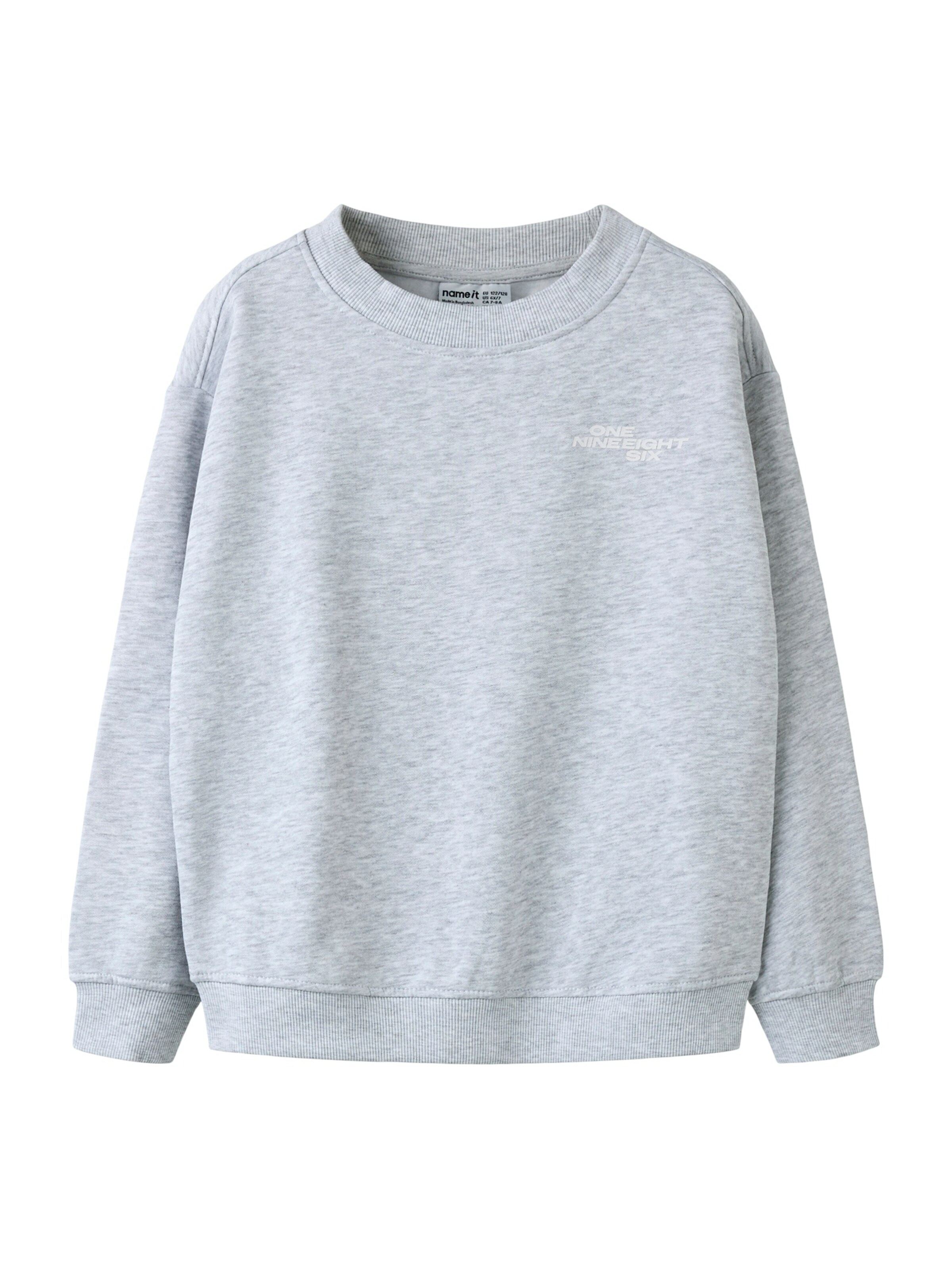 NAME IT - Sudadera 'NKFShaney' en gris: frente