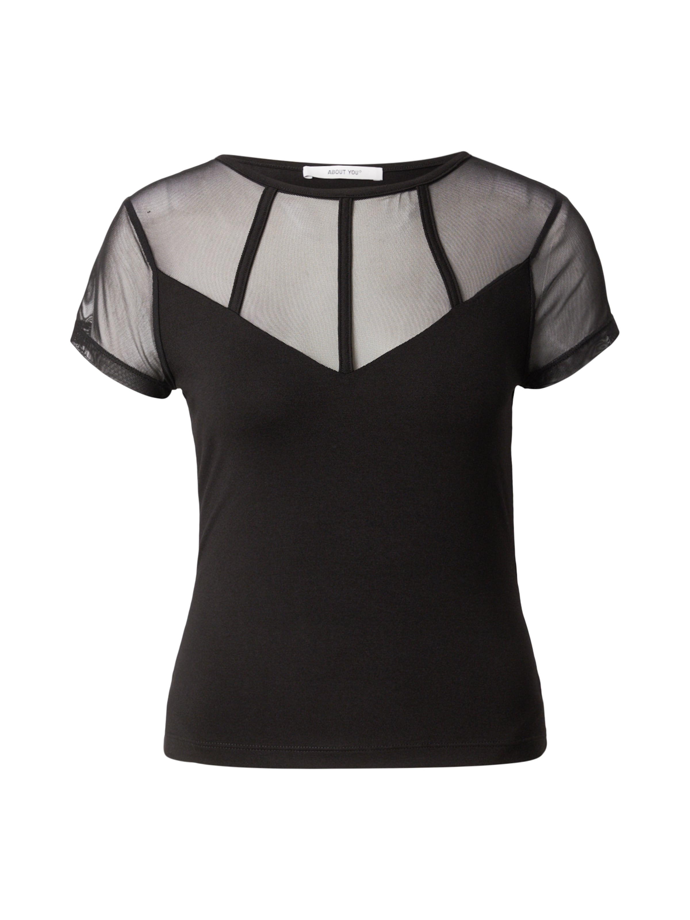Maglietta 'Piper' di ABOUT YOU in nero: frontale