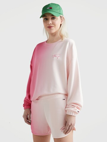 Tommy Jeans Sweatshirt in Beige: Vorderseite