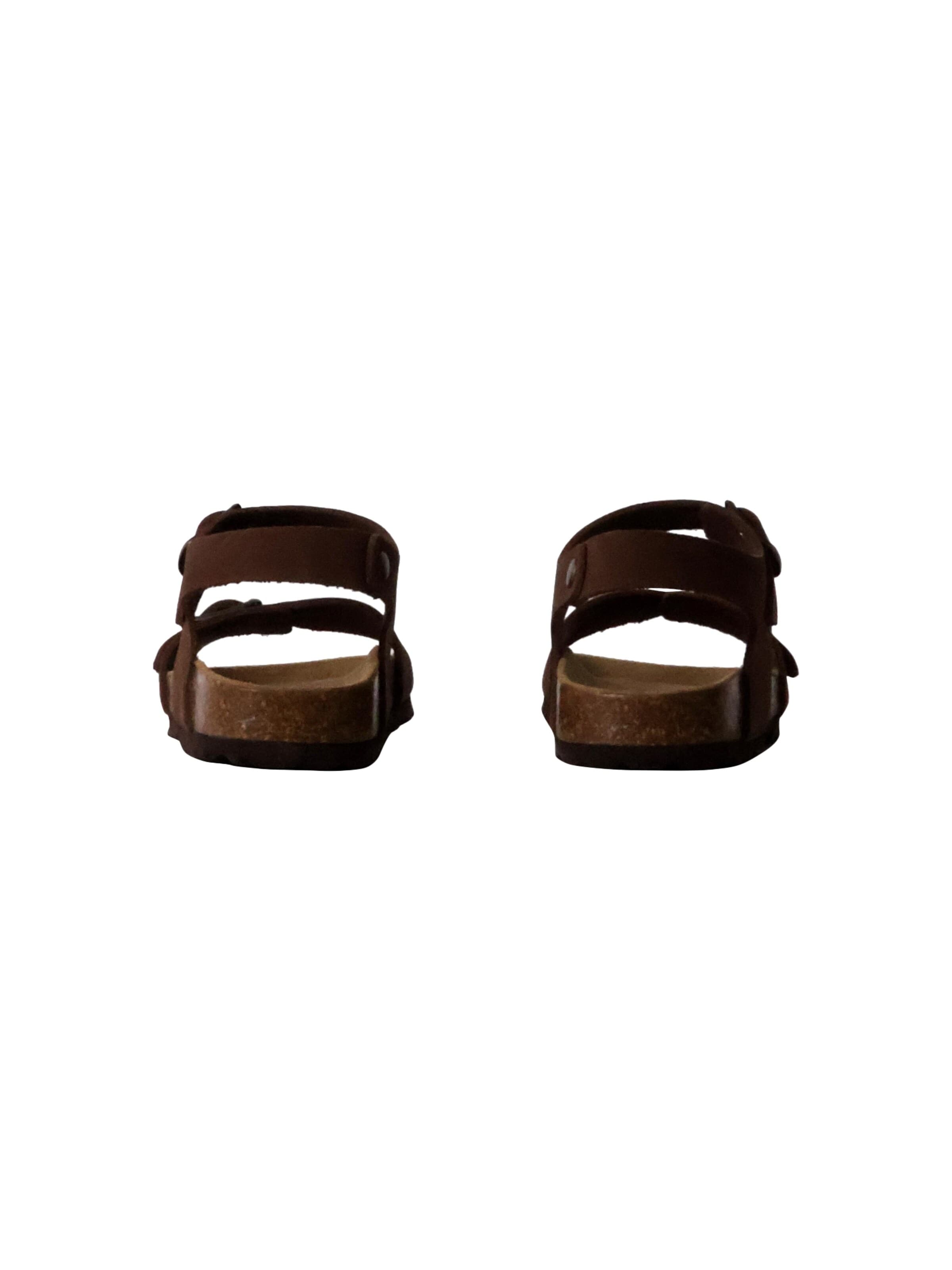 Chaussure basse 'Leder-Pantoletten für Kinder' The Divine Factory en marron