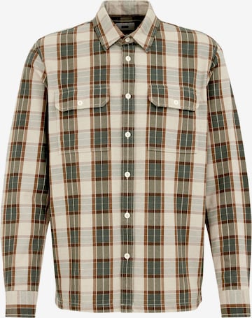 WE Fashion Regular Fit Paita värissä vihreä: etupuoli