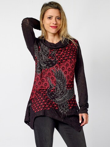 KOROSHI Shirt in Rood: voorkant