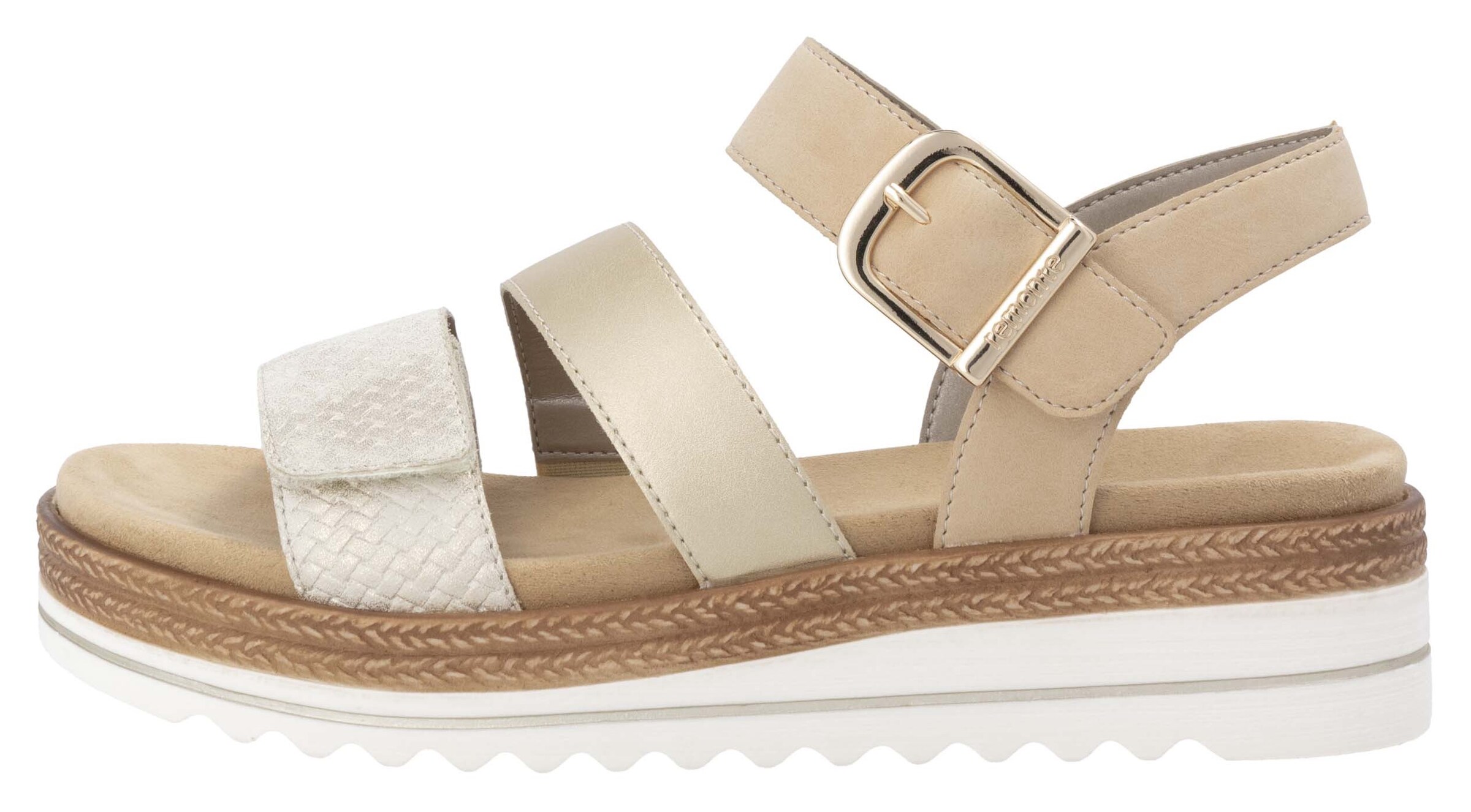 REMONTE Sandals in Beige