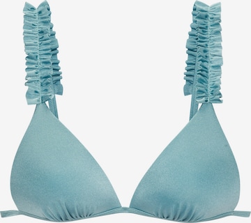 LASCANA Kolmio Bikinitoppi värissä sininen: etupuoli