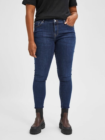 SELECTED FEMME Regular Skinny Fit Jeans in Blau: predná strana